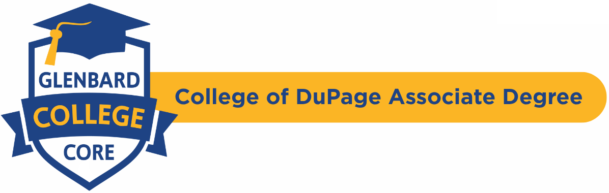 Logo for Glenbard College Core: College of DuPage Associate Degree