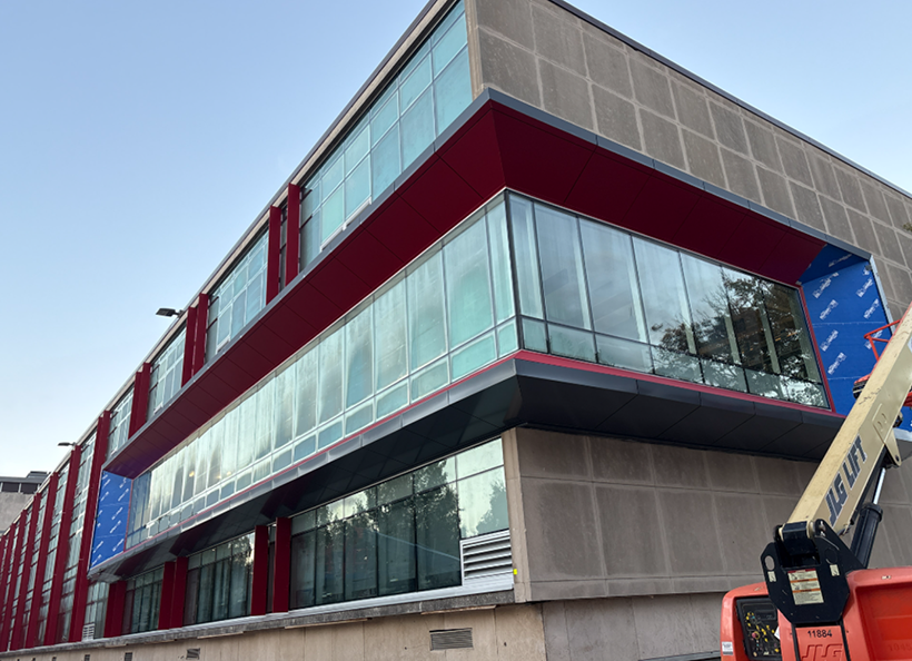 East exterior construction 820px