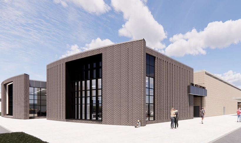 Glenbard North exterior render