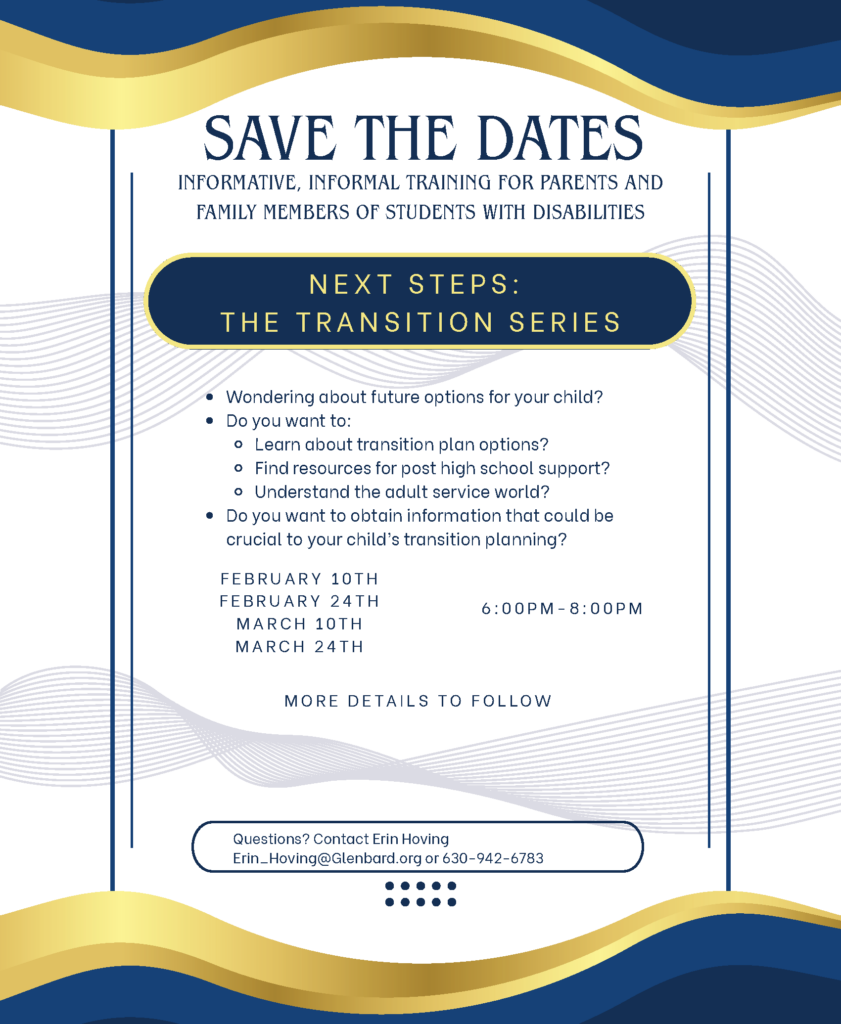 Promo flyer for Next Steps: The Trainsition Series upcoming training workshop dates