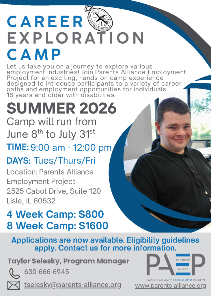 Promo flyer for Career Exploration Camp