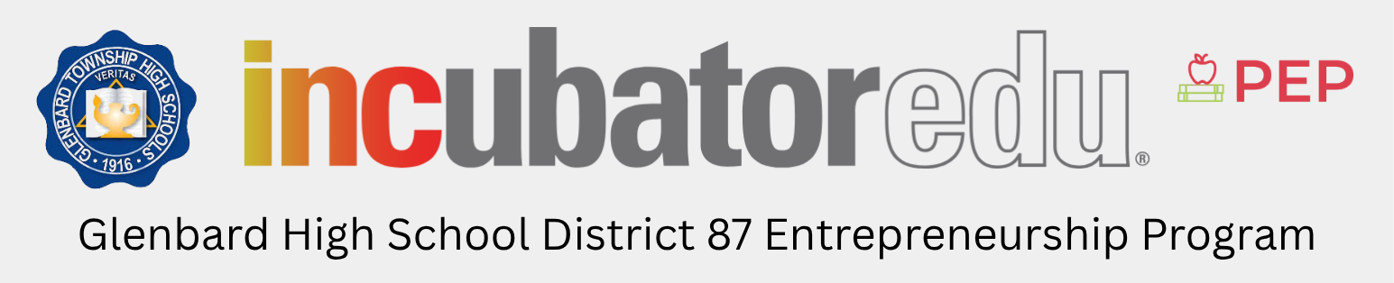 Logo for INCubatoredu - Glenbard High School District 87 Entrepreneurship Program