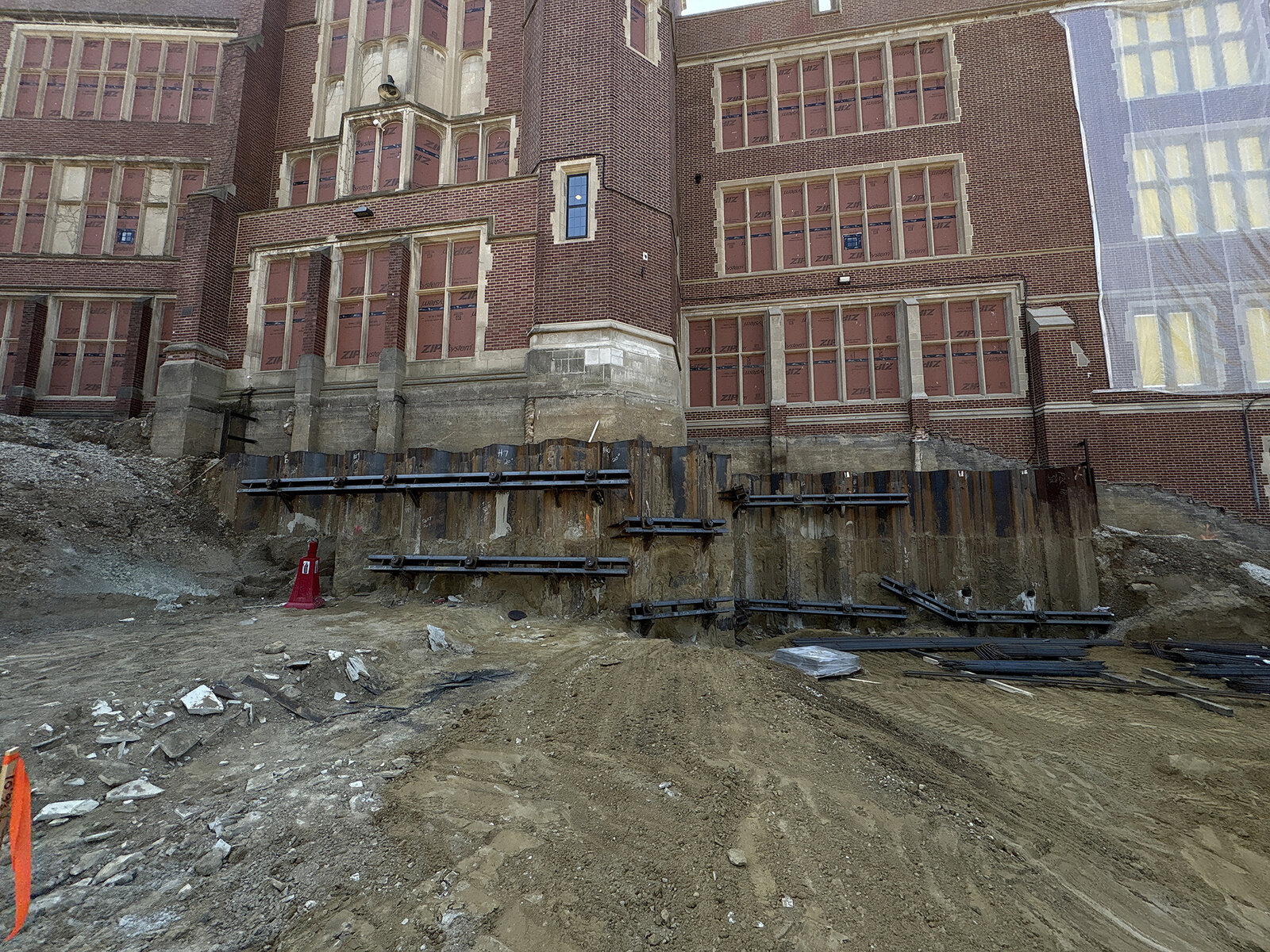 Photo of Glenbard West excavation